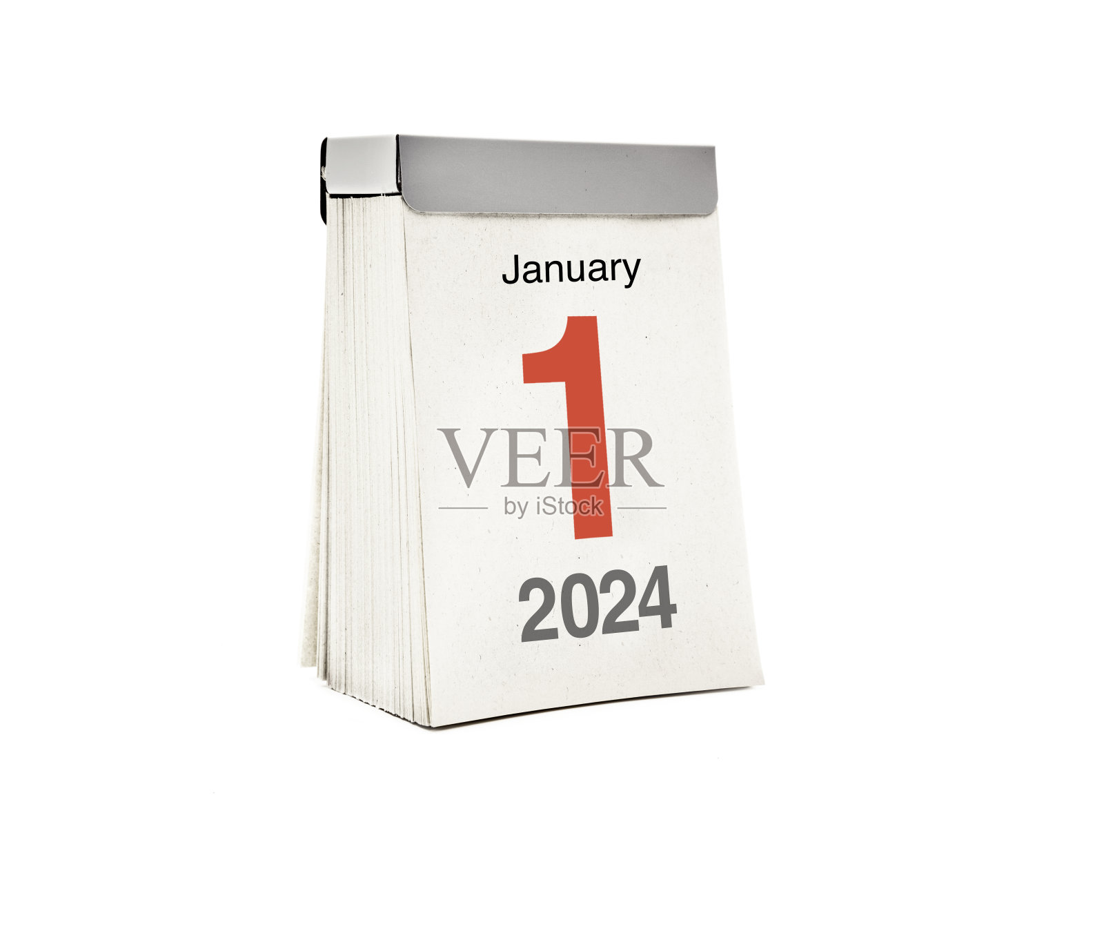 以2024年1月1日为日历页的日历照片摄影图片