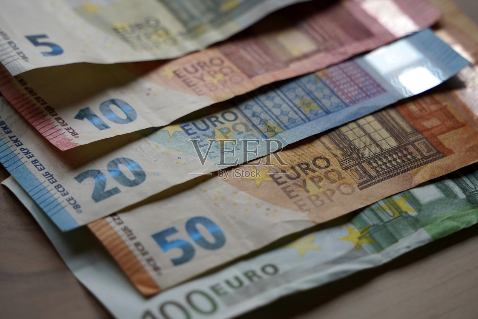 欧元钞票照片摄影图片