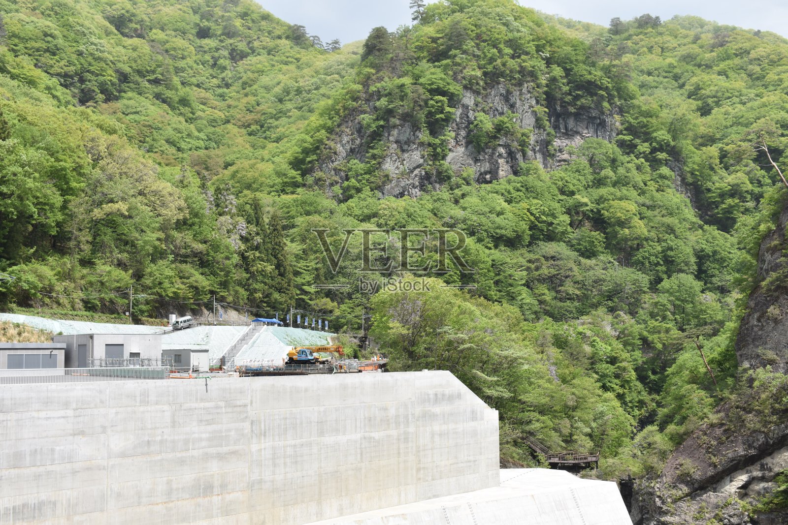 群马县著名景点雅坝坝照片摄影图片