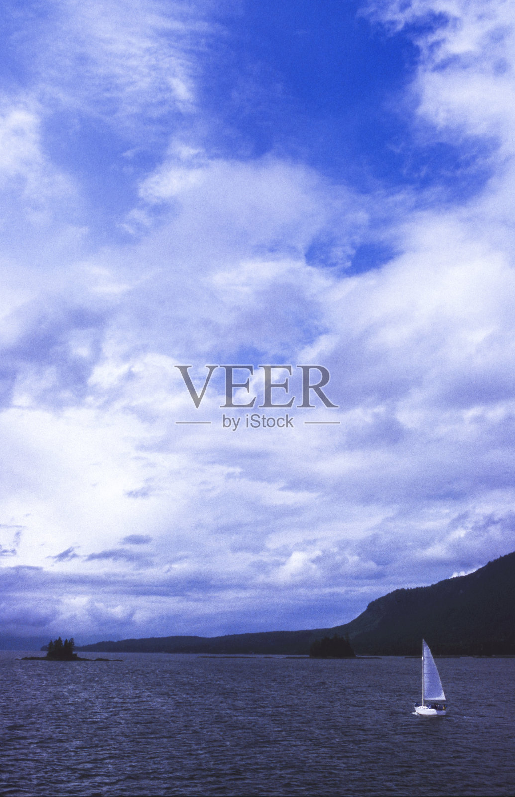 在卡彻马克湾航行照片摄影图片