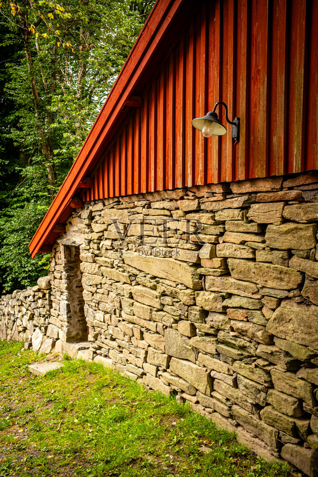 石砌墙照片摄影图片