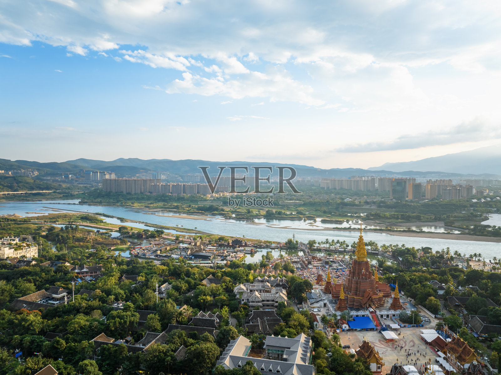 西双版纳，中国云南美丽的旅游城市照片摄影图片