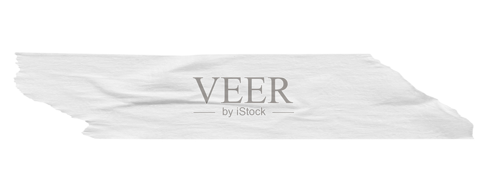 白色胶带隔离在白色背景上照片摄影图片