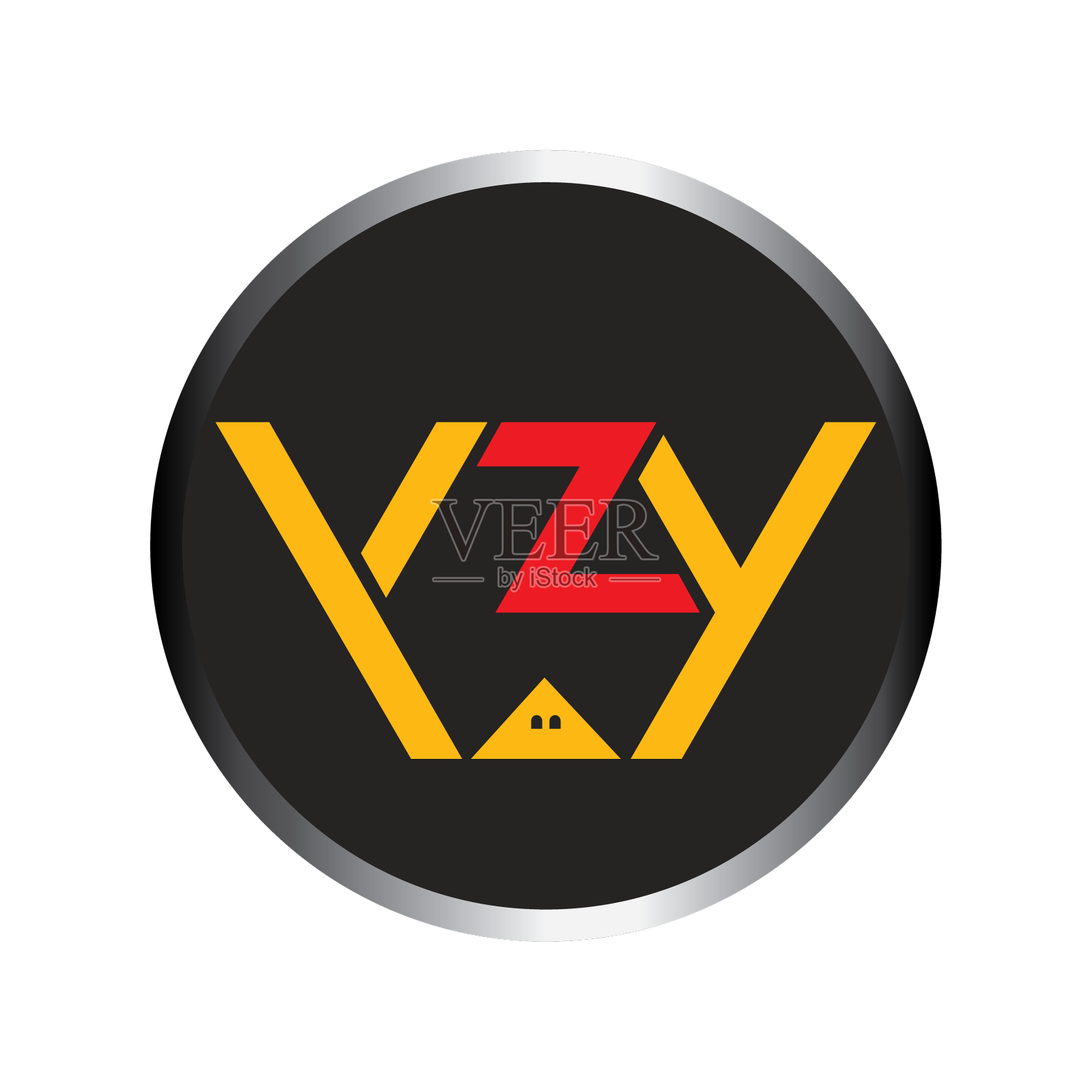 Yzy字母标志设计元素图片