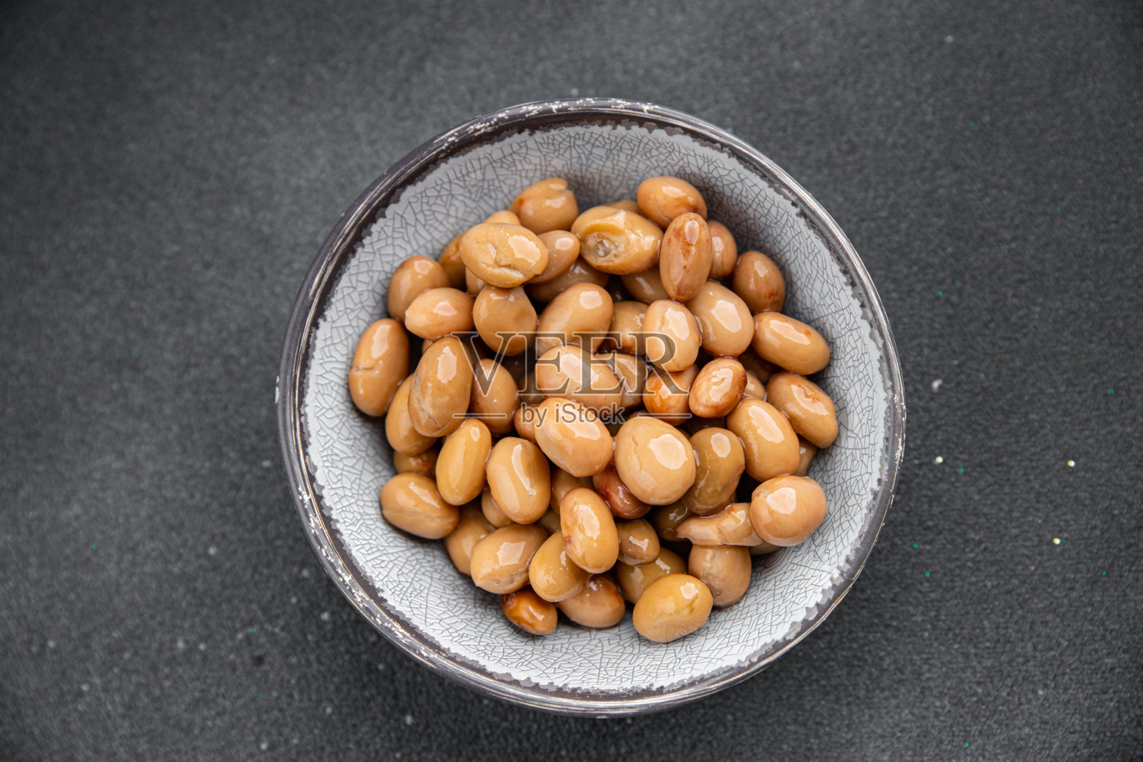 豆角肉饼豆类健康饮食烹饪开胃菜餐食品小吃在桌子上复制空间食品背景乡村顶视图照片摄影图片