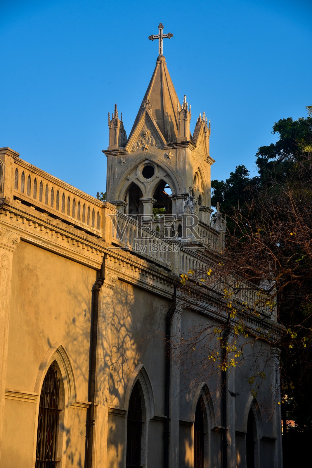 鼓浪屿上的天主教堂照片摄影图片
