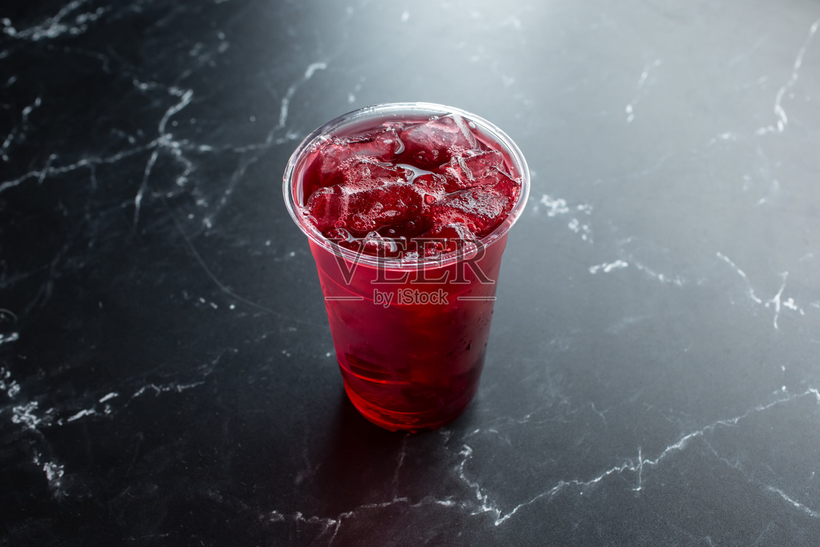 冰镇木槿饮料照片摄影图片