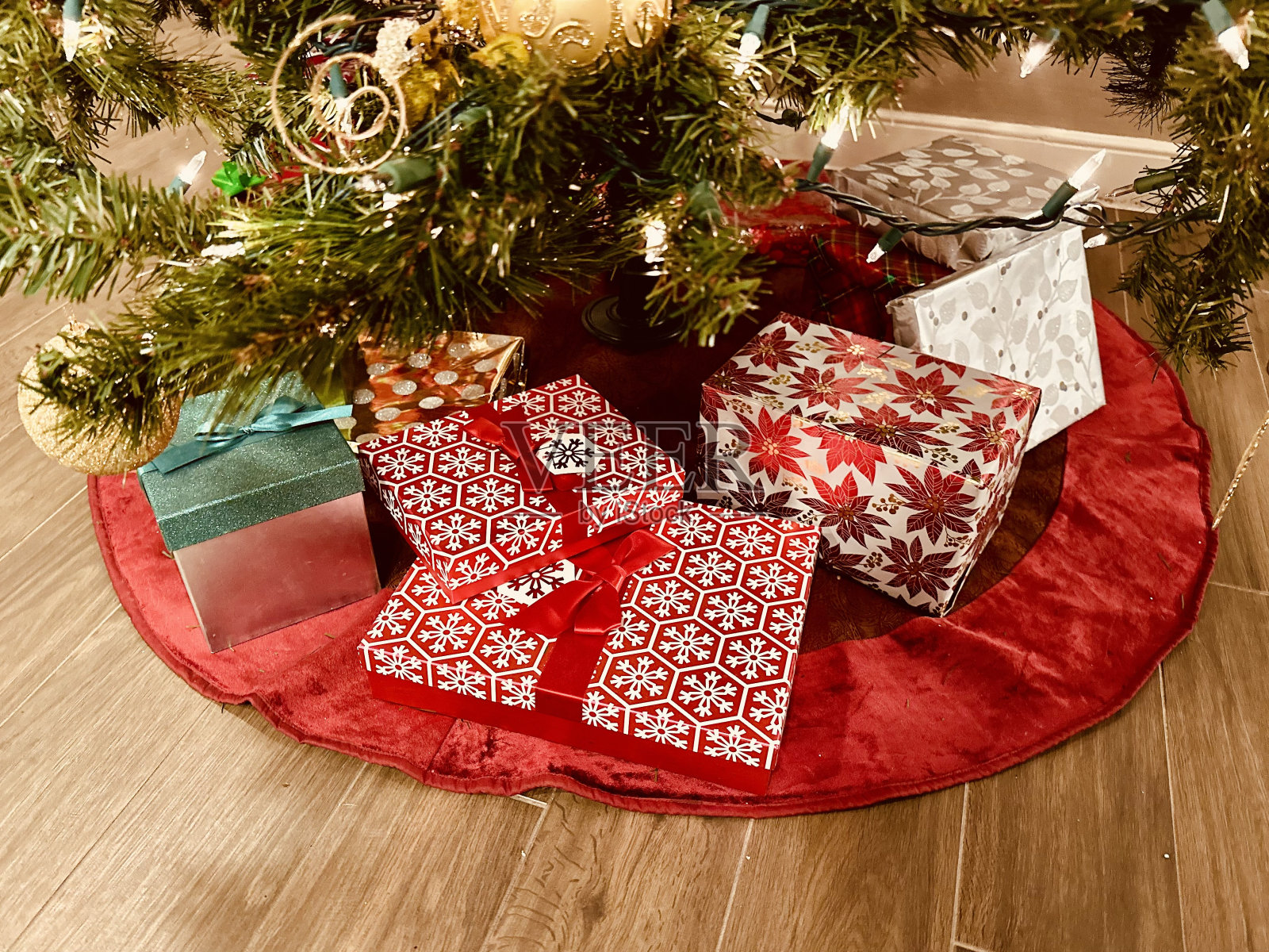 圣诞礼物照片摄影图片