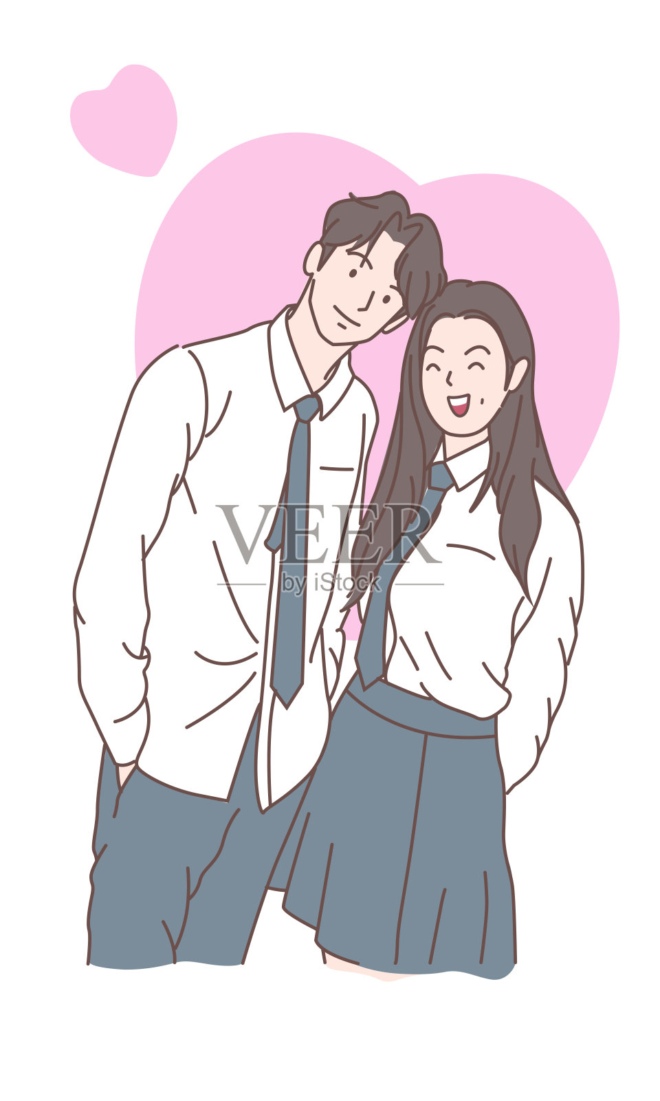 浪漫情怀插画图片素材