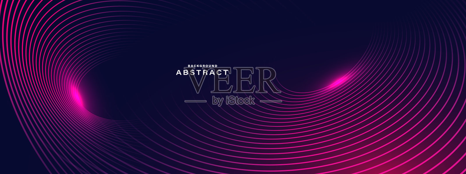 现代抽象背景与螺旋圆线。插画图片素材