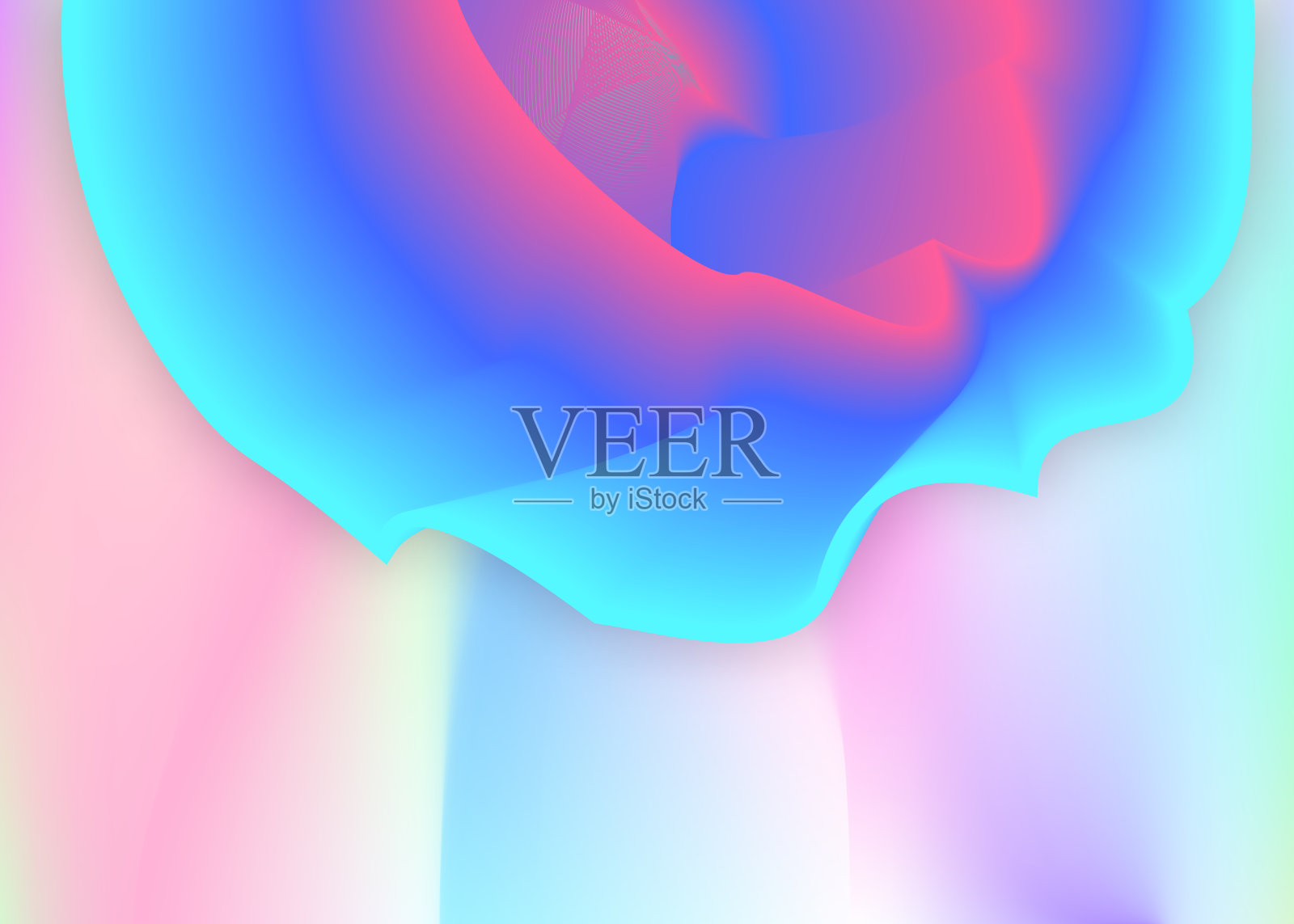 具有液体动力元素的流体形状背景。插画图片素材