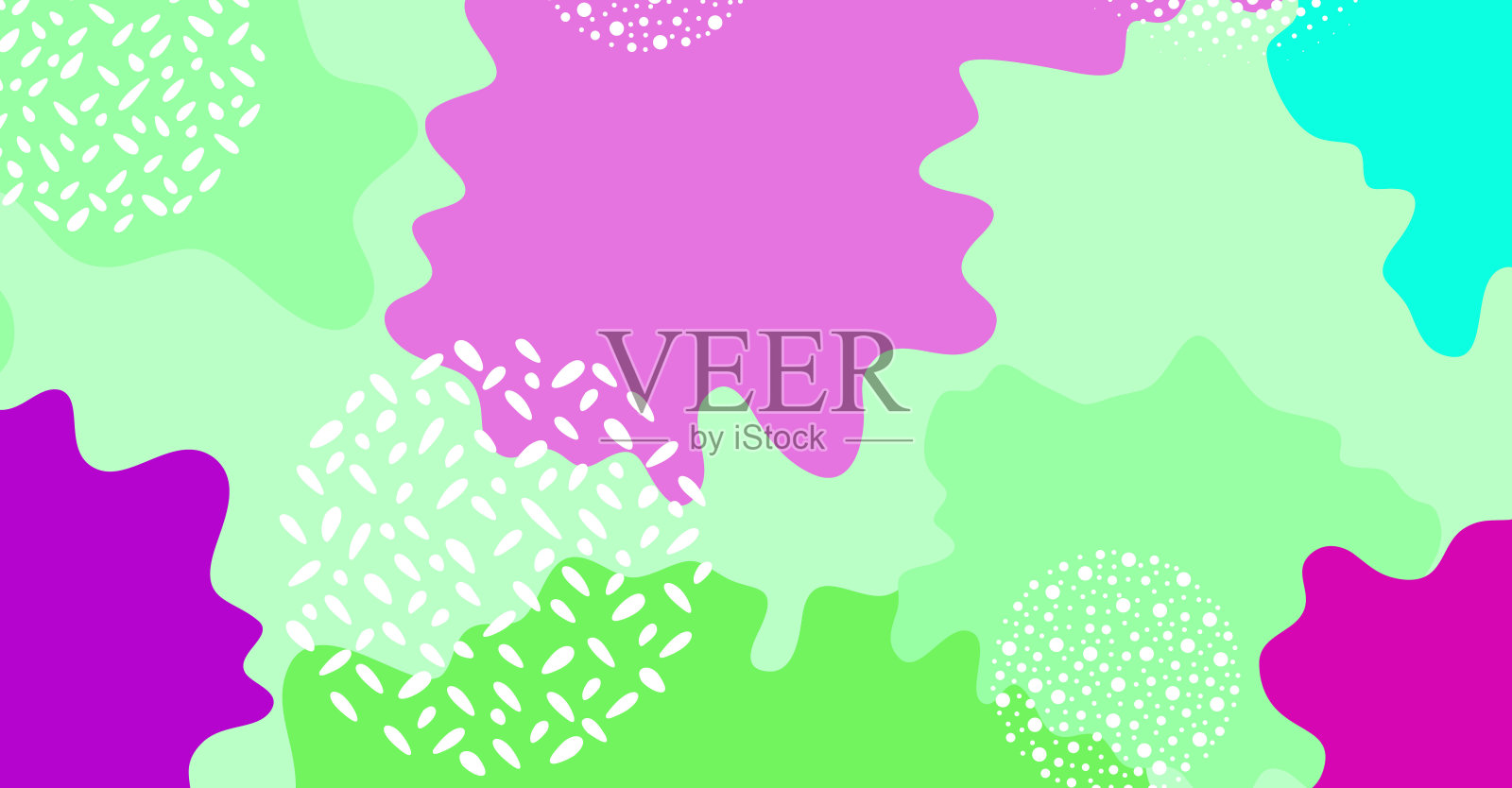 抽象的创意背景与几何形状和颜色插画图片素材