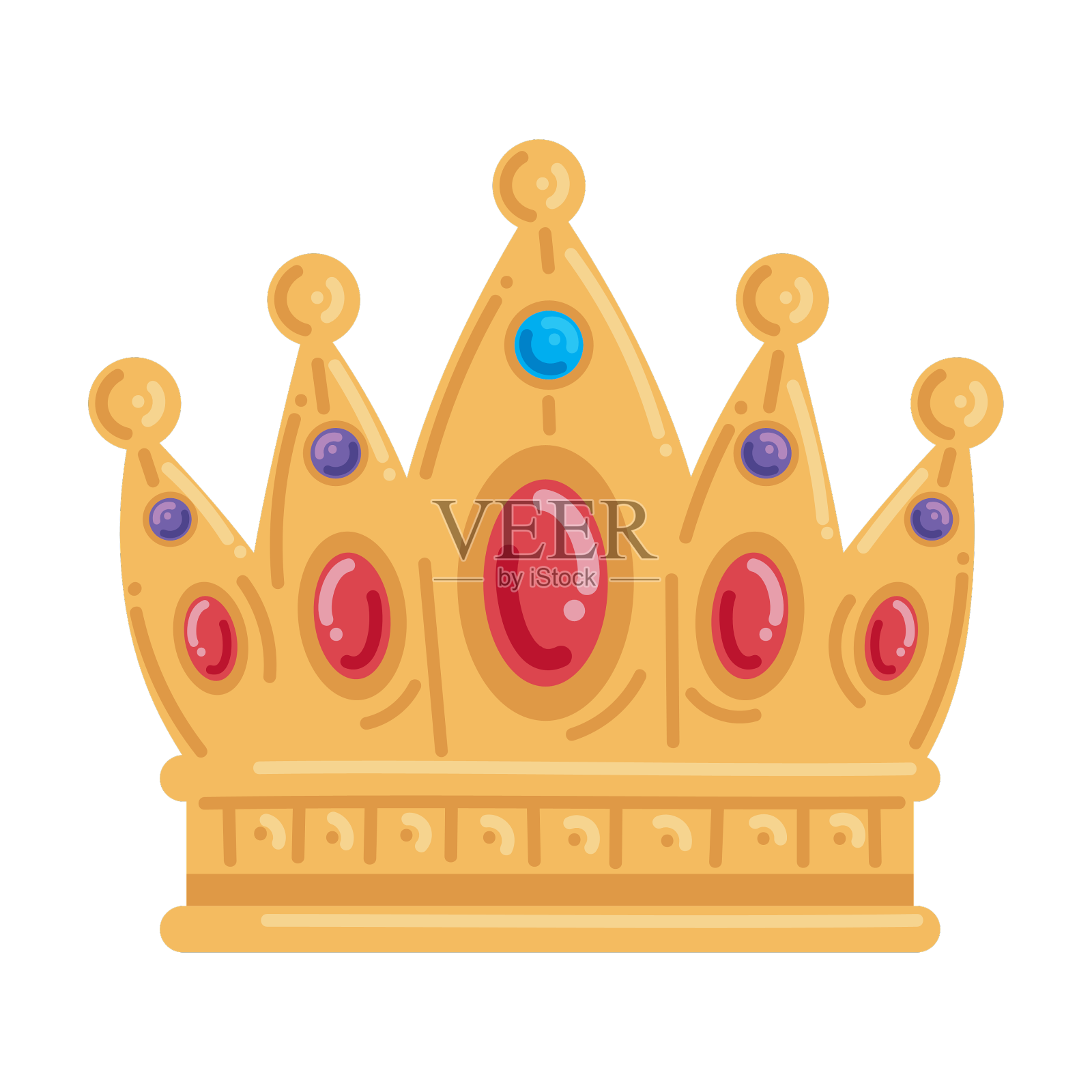三个国王的主显节王冠设计元素图片