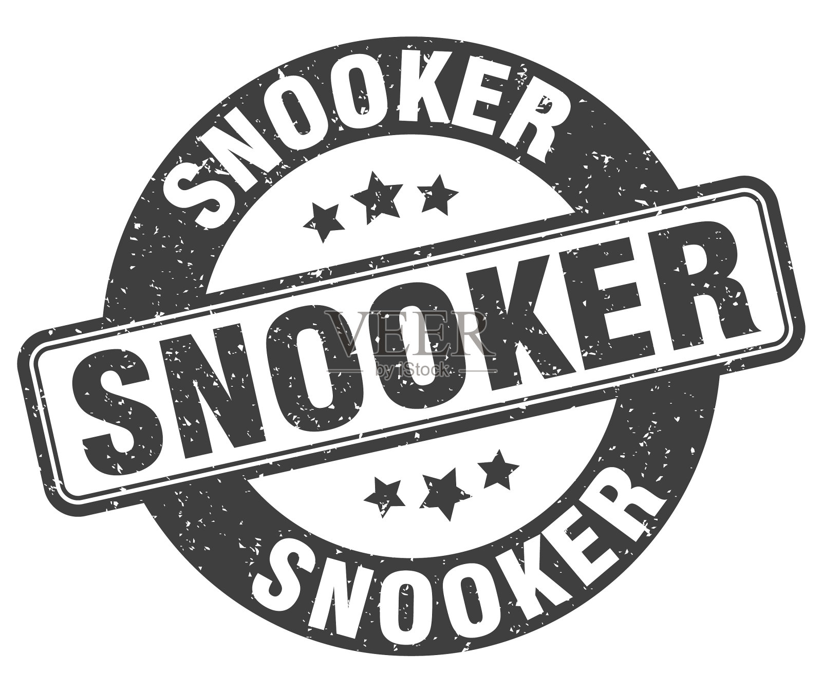 斯诺克邮票斯诺克标签圆形垃圾标志插画图片素材