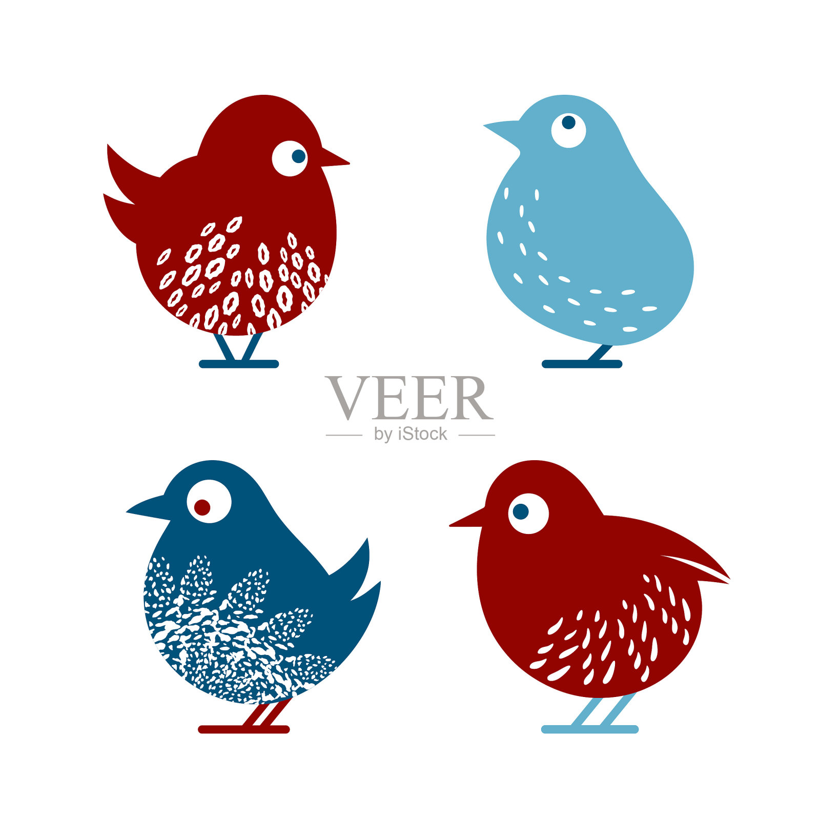 卡通鸟插画图片素材