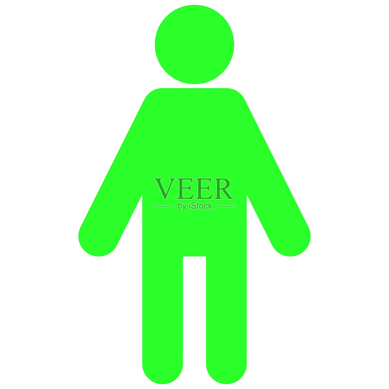 男孩手语插画图片素材