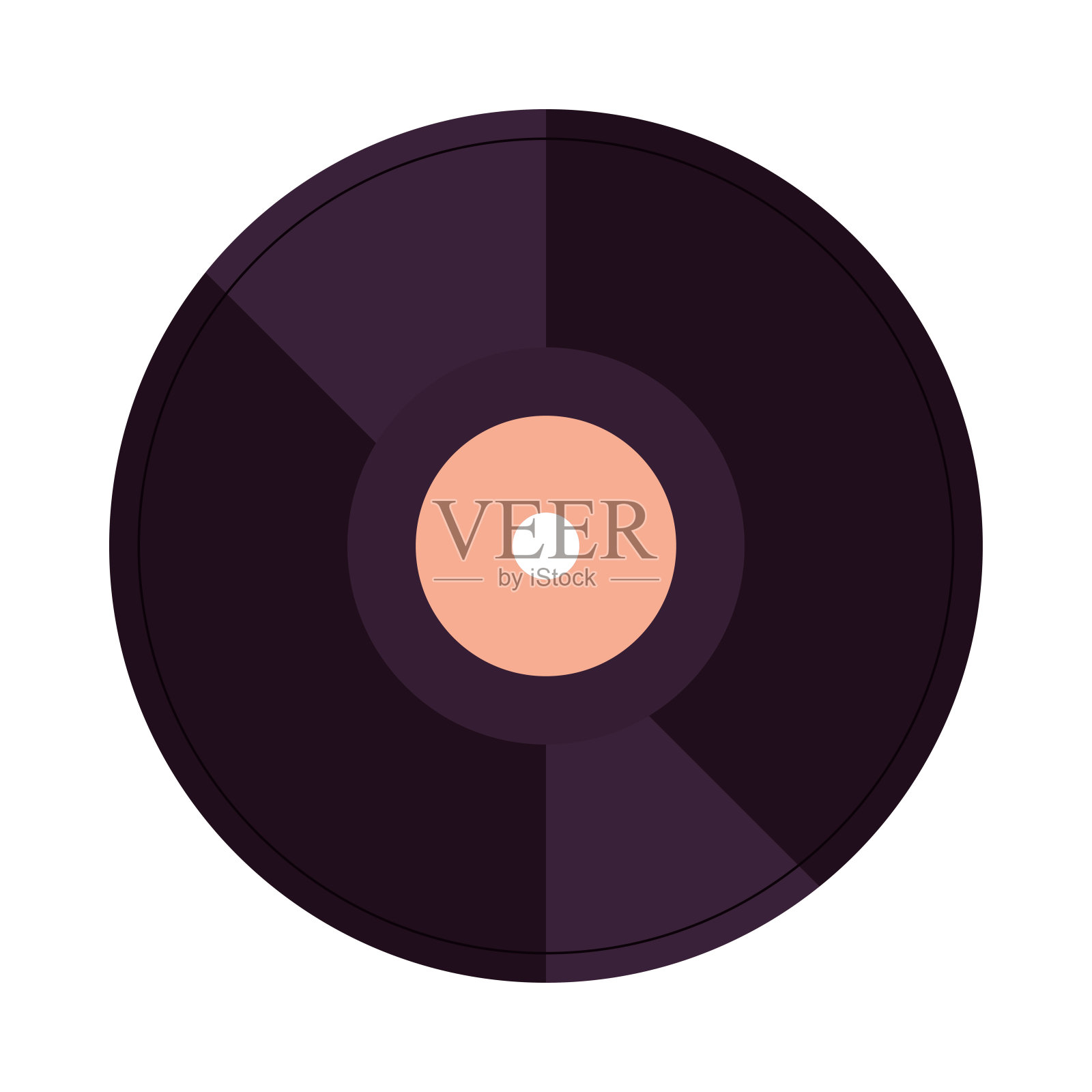 黑胶唱片插画图片素材