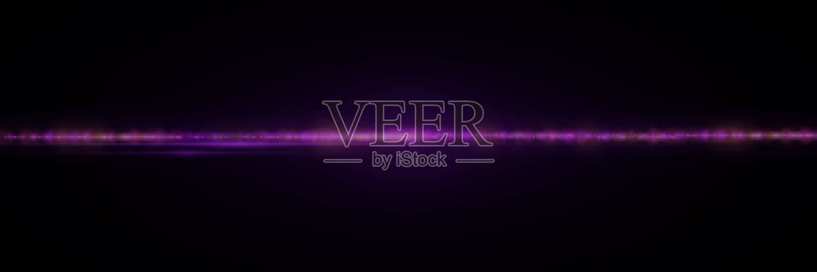 抽象的霓虹灯速度光效果在黑色背景。插画图片素材