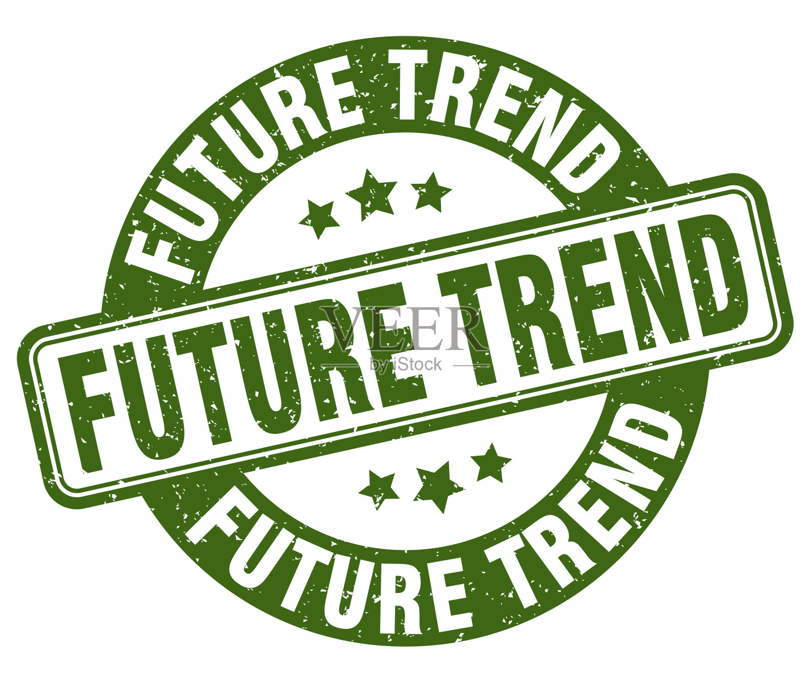 未来趋势邮票未来趋势标签轮插画图片素材