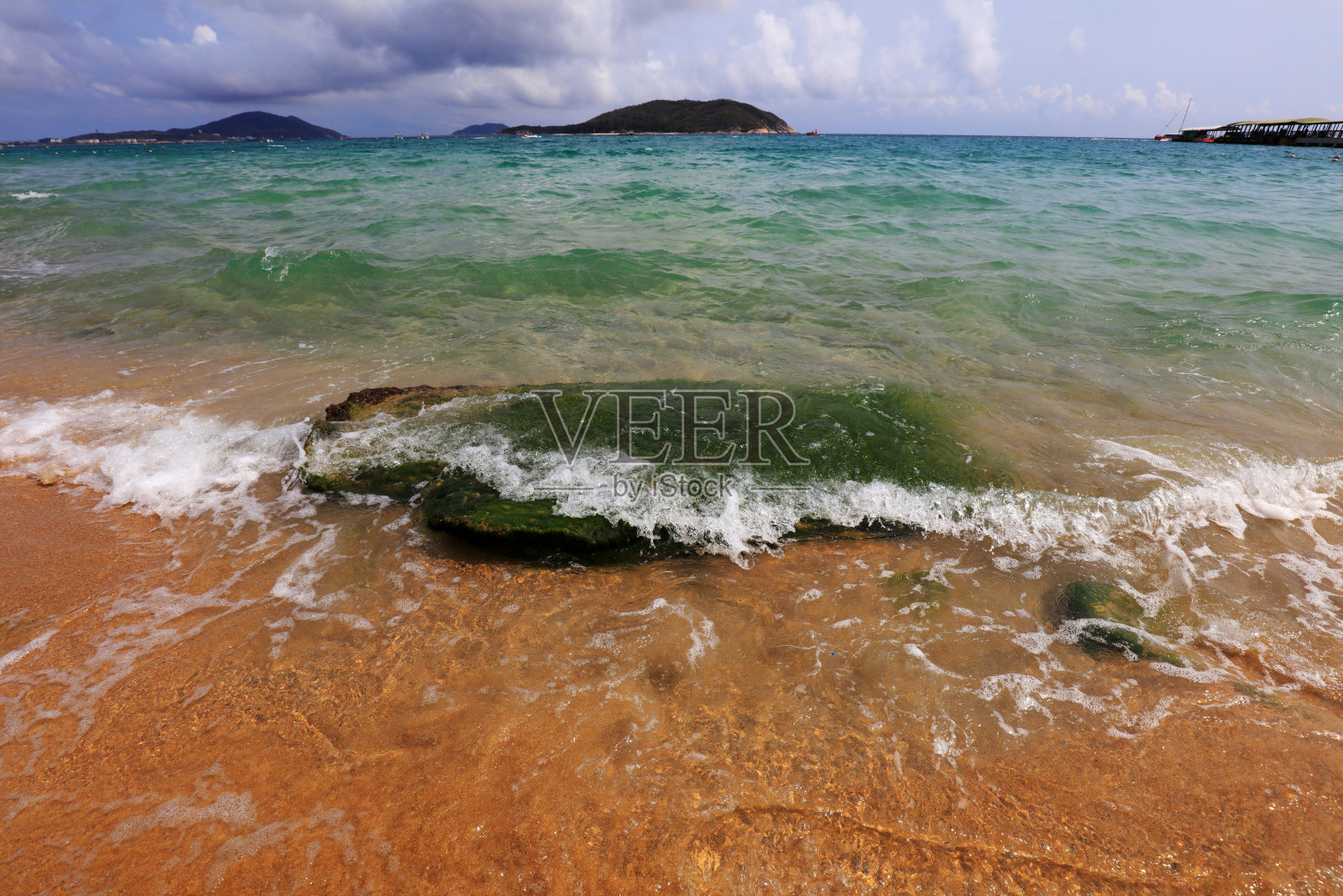 亚龙湾的自然风光，三亚，海南，中国照片摄影图片