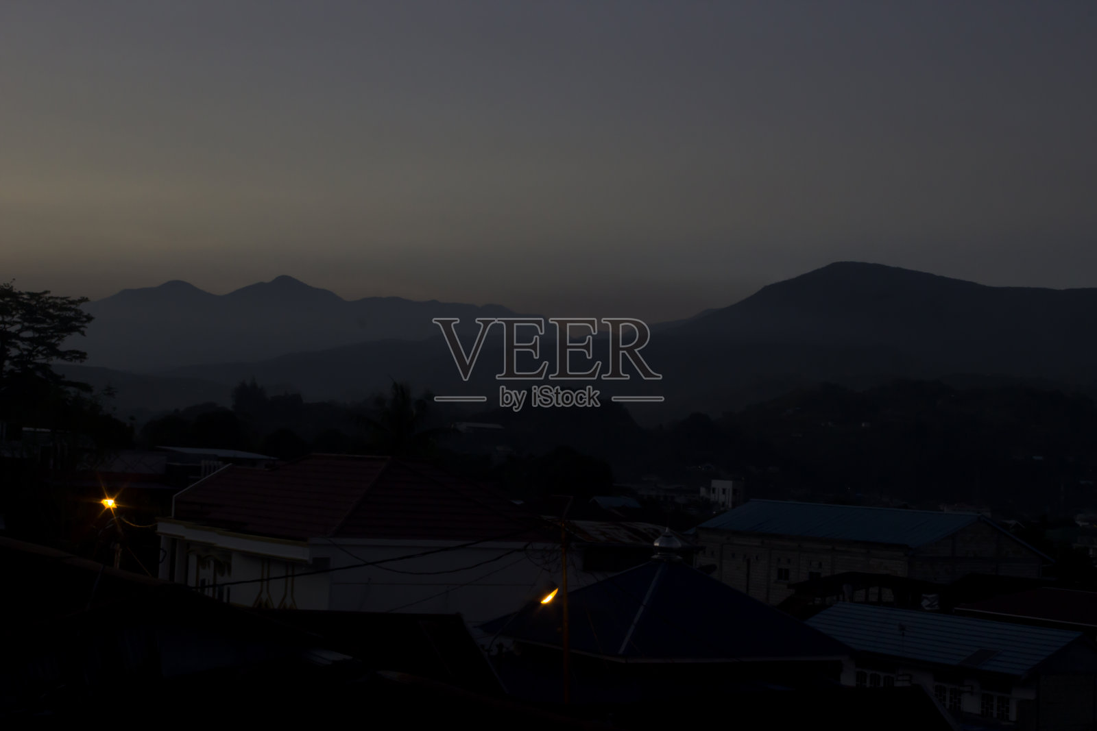 山景夜景照片摄影图片