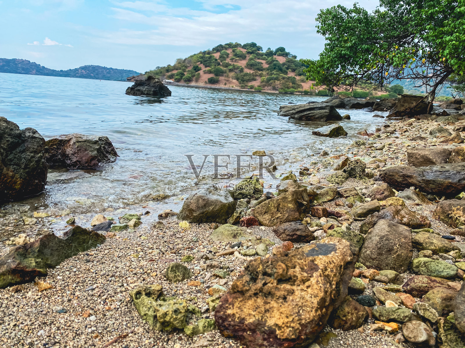 早晨海滩上的气氛照片摄影图片