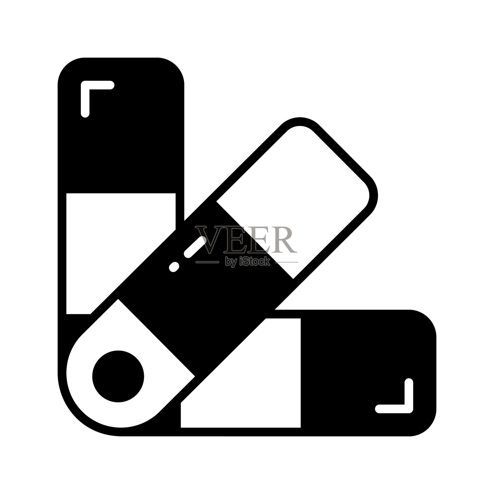 现代矢量设计的色板，配色方案的选择为艺术。插画图片素材