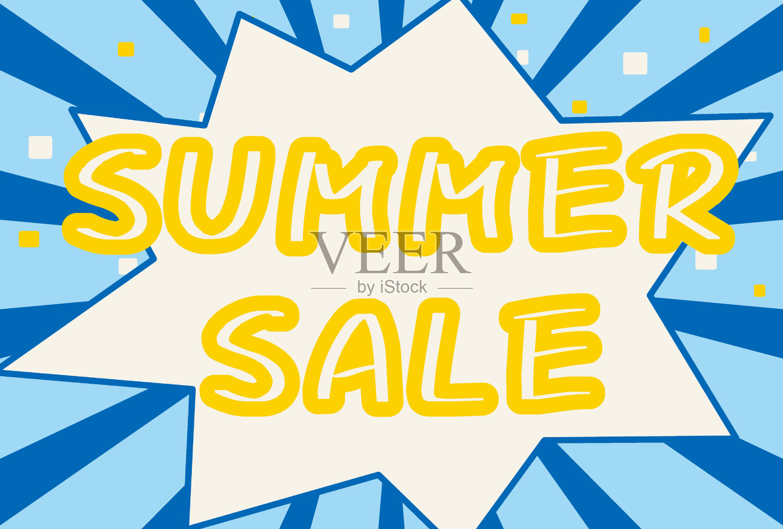 这是一幅夏季大减价的插图插画图片素材