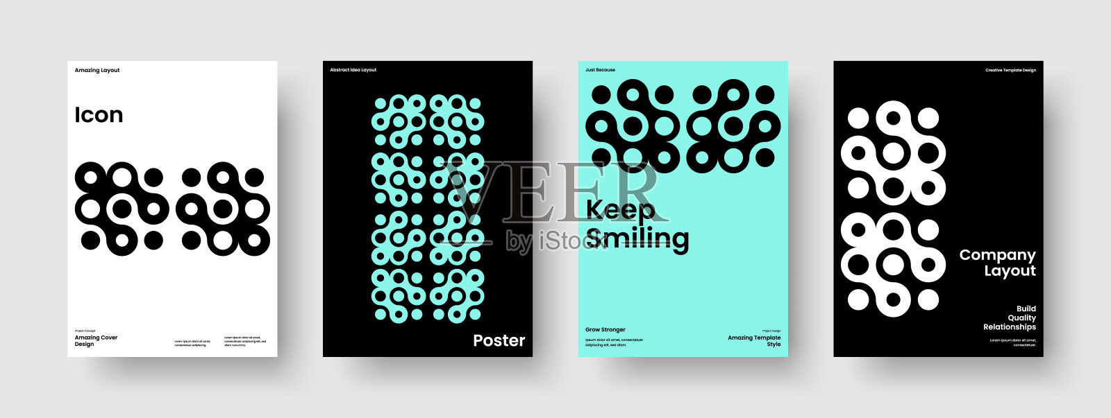 创意报告模板。现代海报设计。孤立的横幅布局。手册。书的封面。传单。业务演示。背景。杂志。传单。广告。目录。传单。通讯插画图片素材