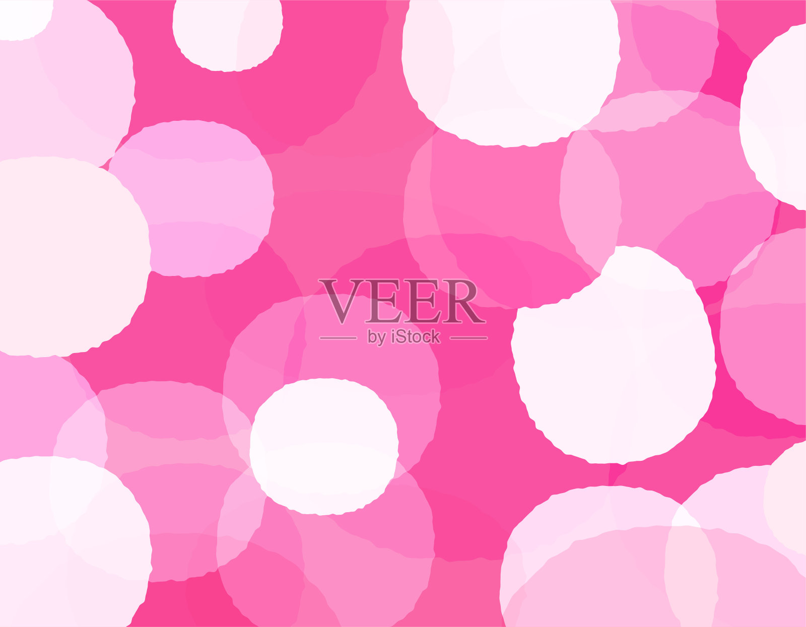 粉红色渐变背景。爱的图像背景。春天。插画图片素材