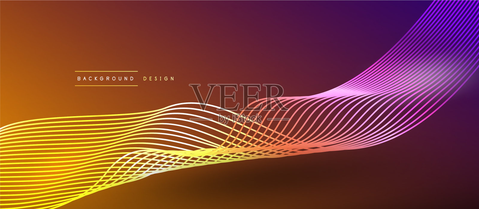 动波几何设计插画图片素材