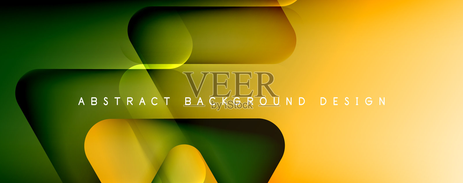 光影三角形背景动态插画图片素材