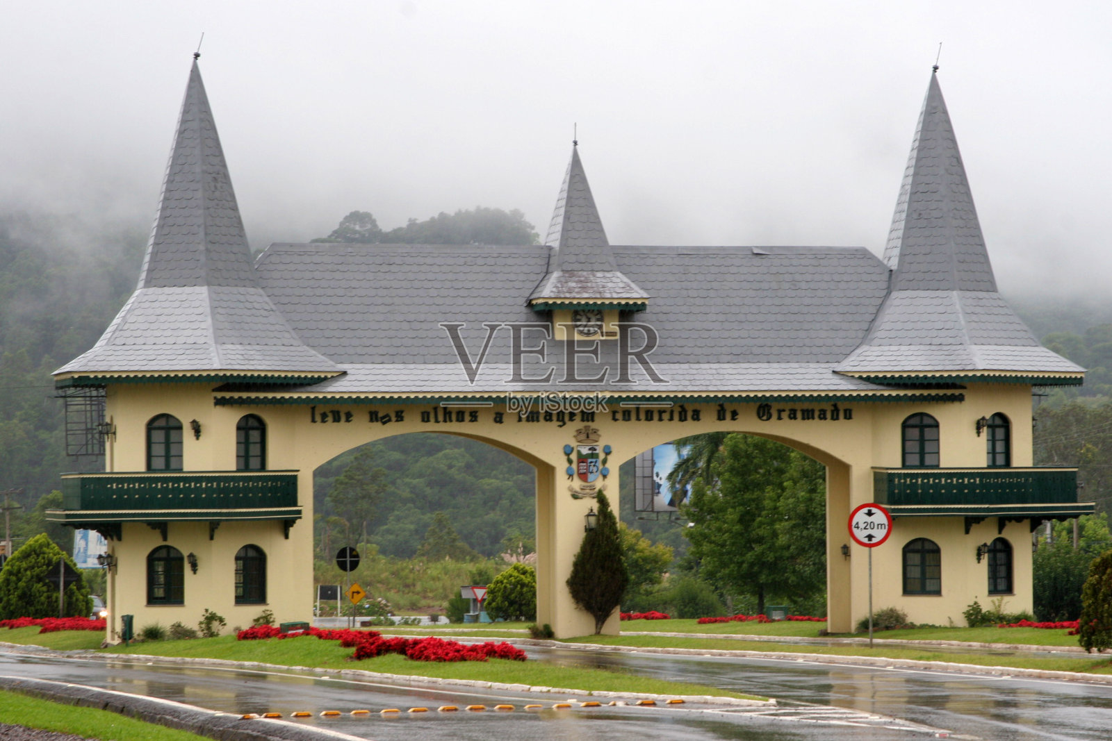 Gramado入口门廊照片摄影图片