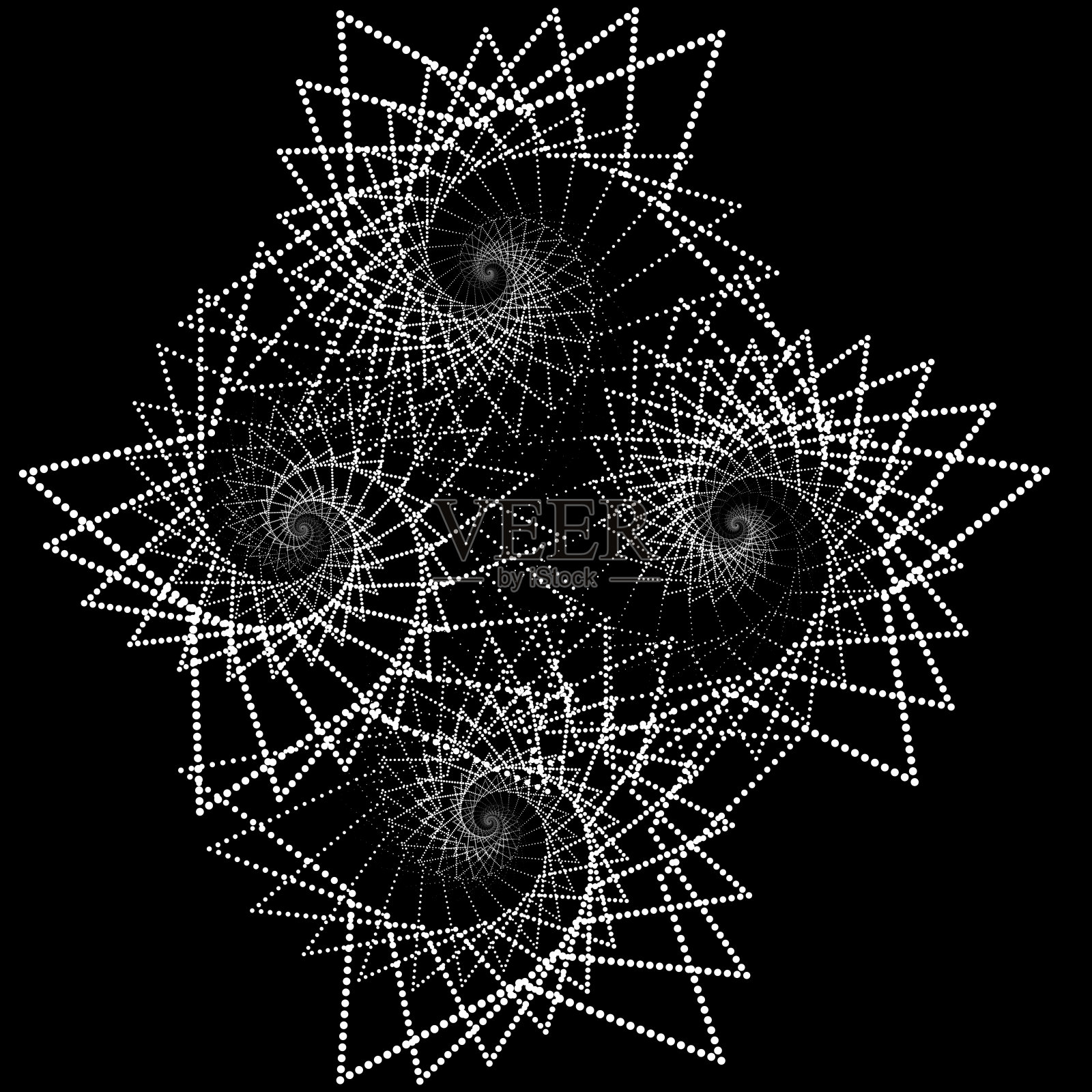 一个螺旋插画图片素材