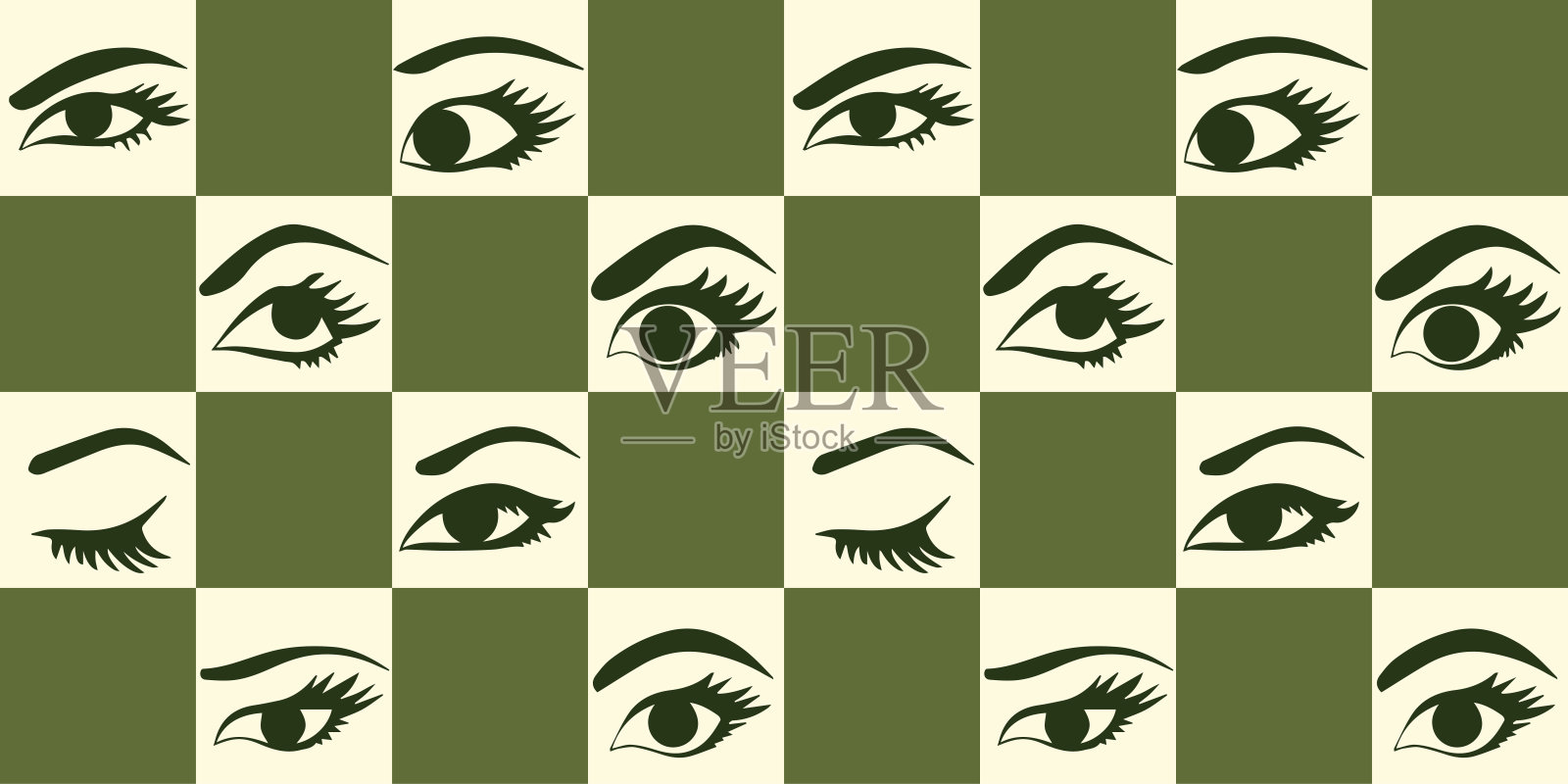 绿色抽象几何背景插画图片素材