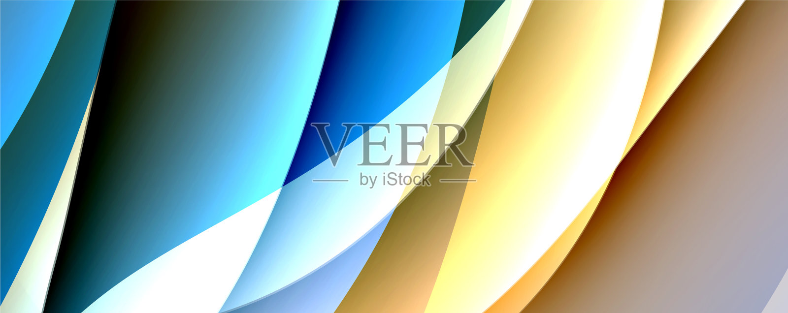 简单的流体颜色渐变抽象背景插画图片素材