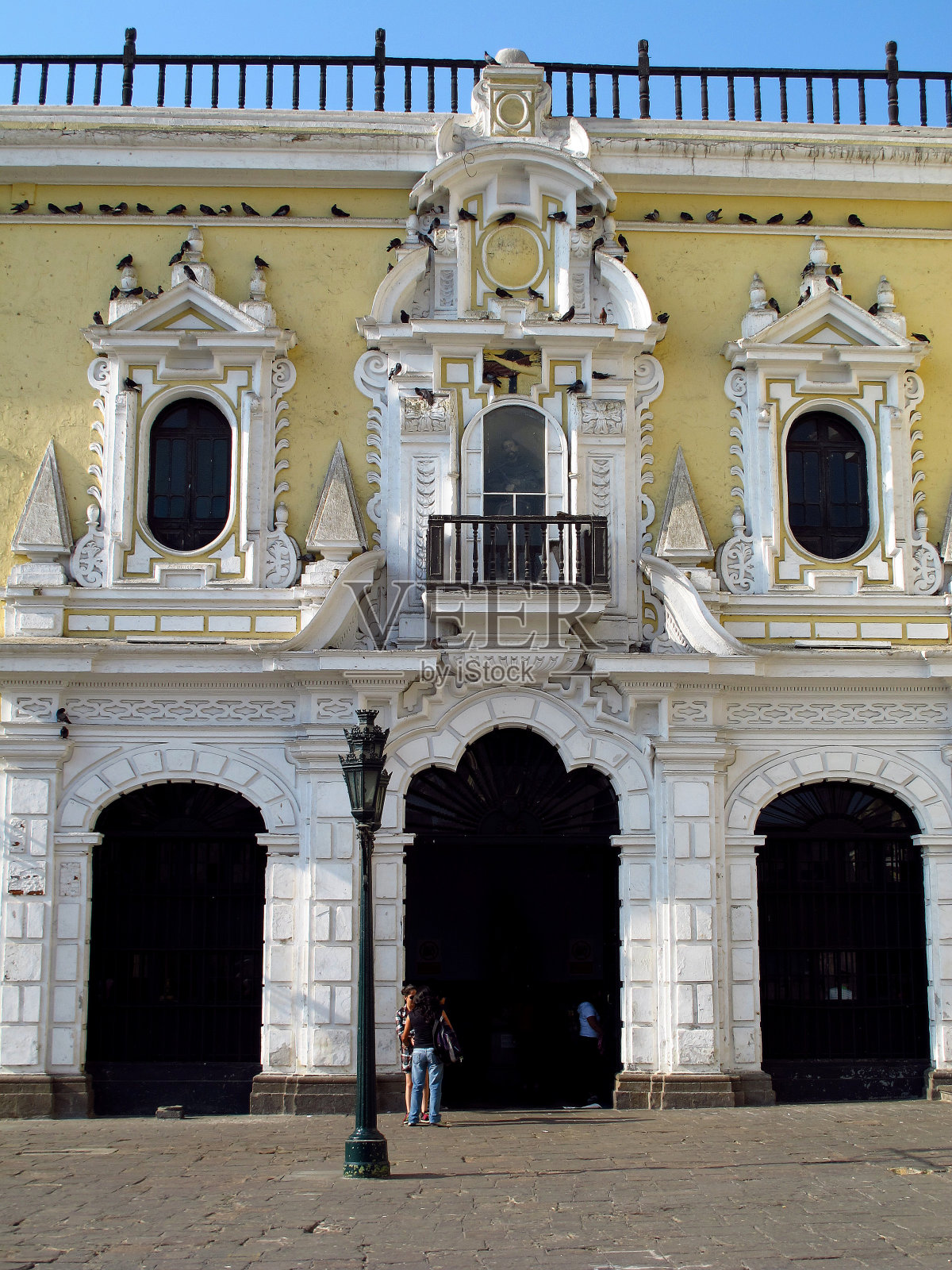 圣弗朗西斯科女修道院大教堂，南美洲秘鲁利马的教堂照片摄影图片