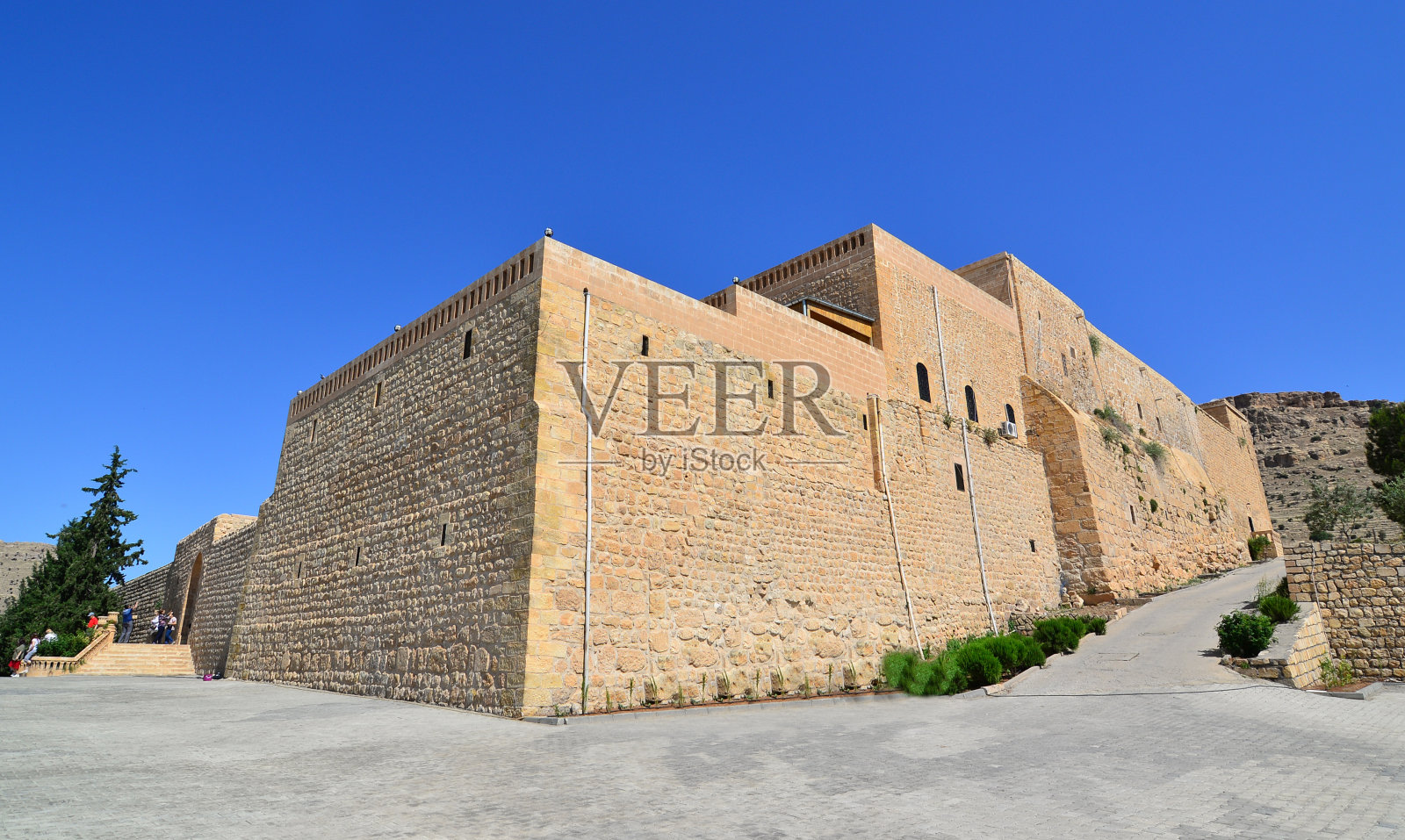 土耳其马尔丁的Deyrulzafaran修道院。照片摄影图片