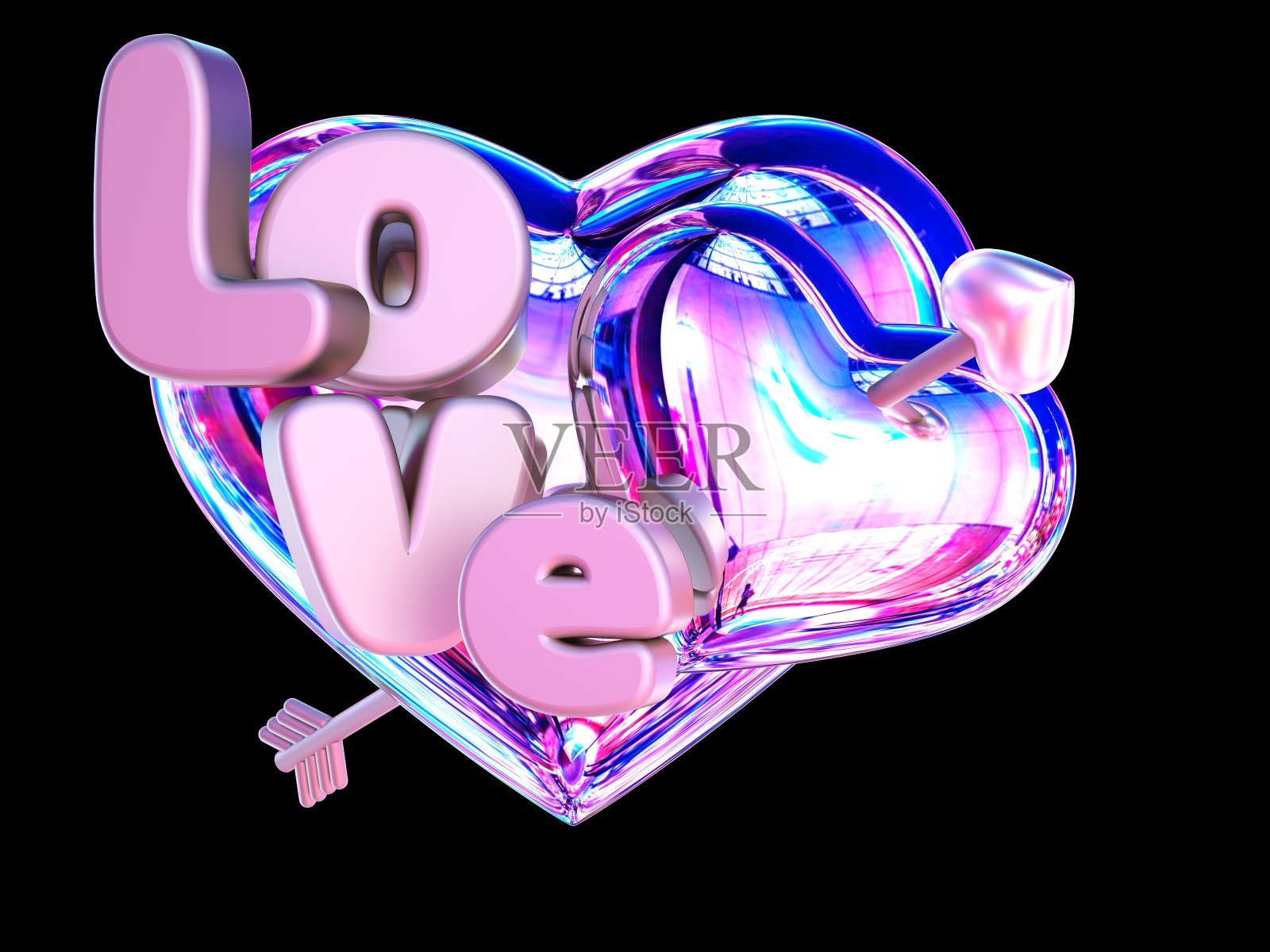 三维建模和渲染激光酸式设计元素。照片摄影图片