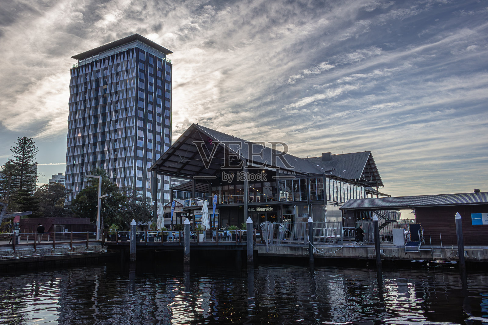 珀斯港照片摄影图片