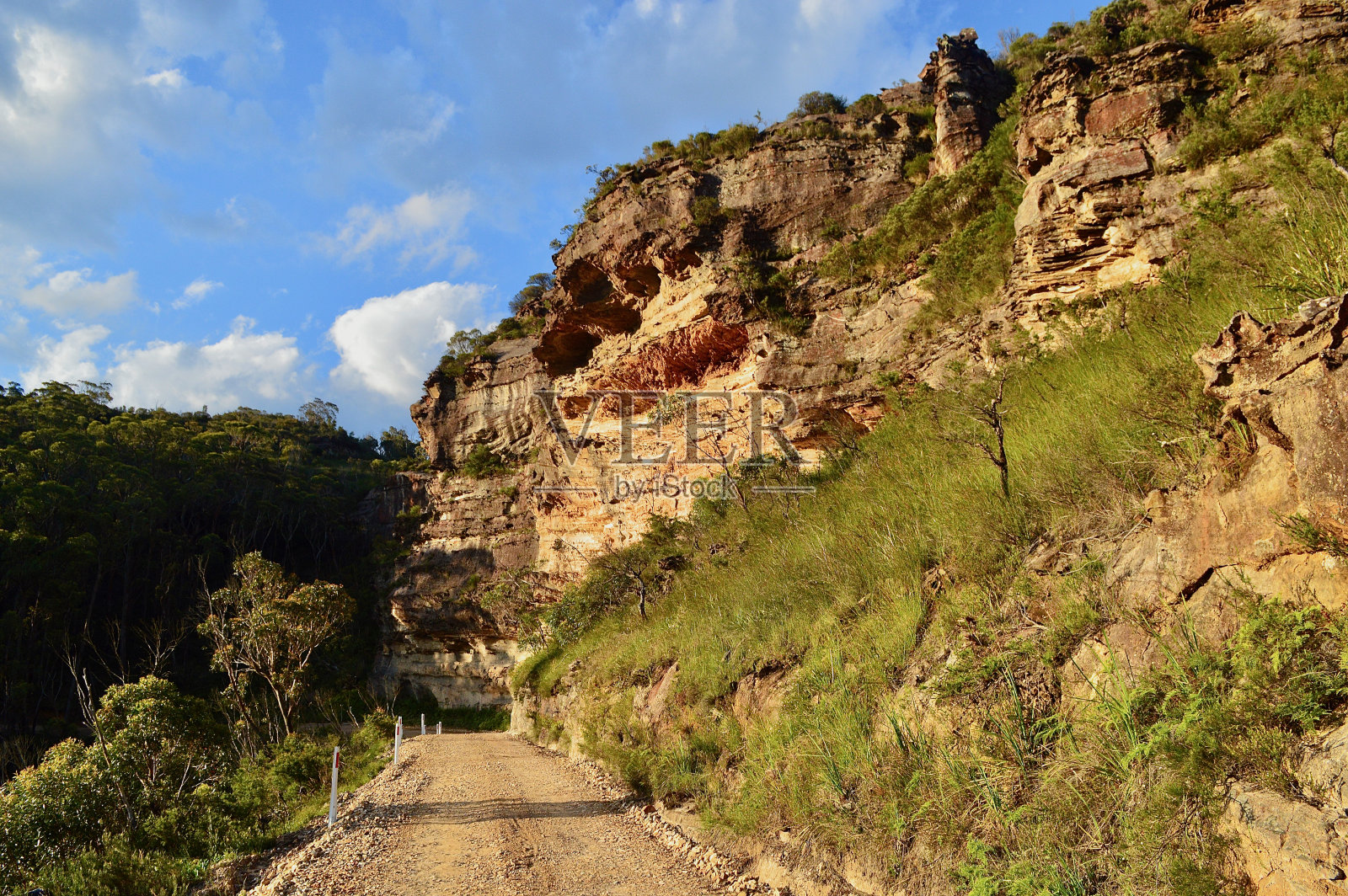 澳大利亚蓝山海路的景色。照片摄影图片