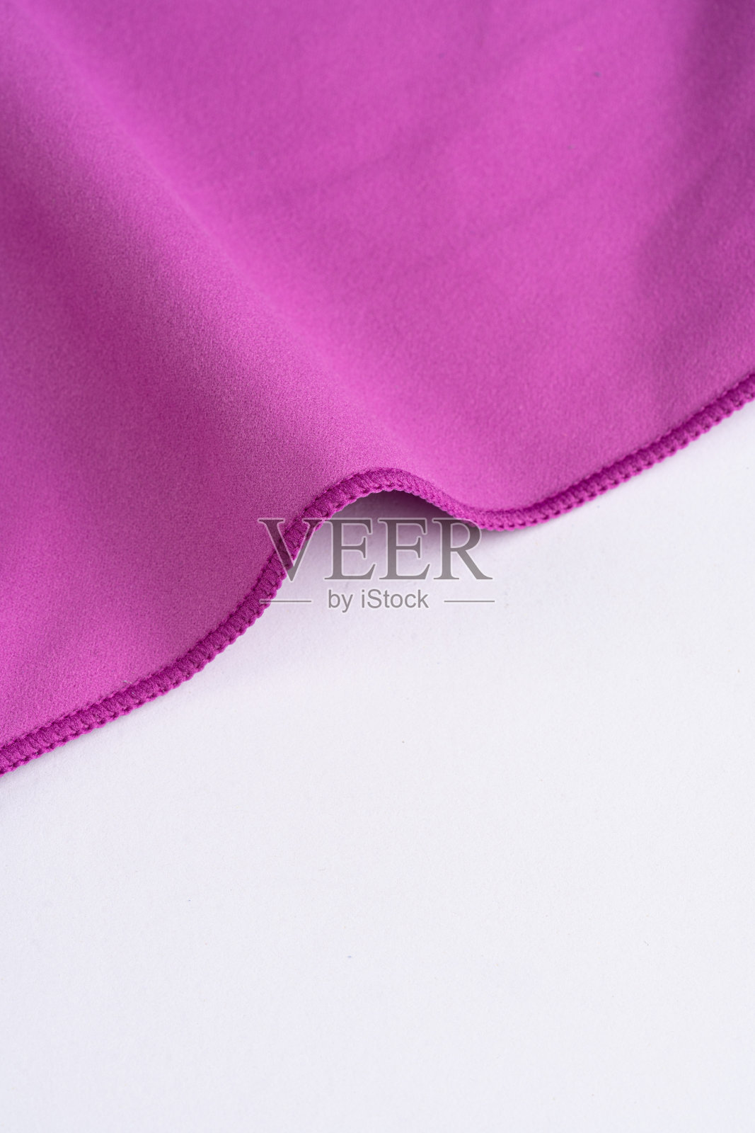 特写中彩色毛巾的弯曲处照片摄影图片