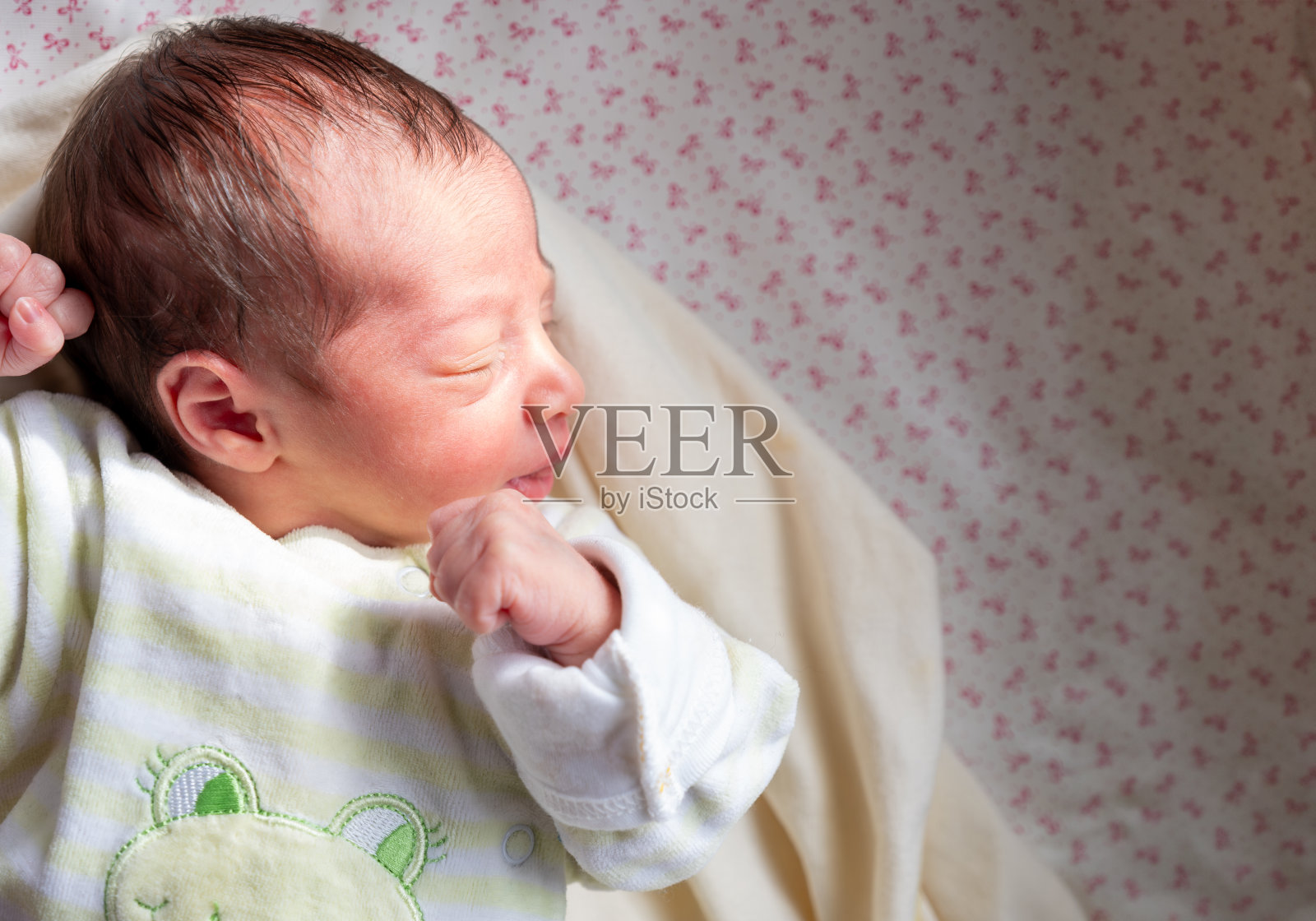 新家庭成员在阳光下露出笑容，开启新的旅程和故事照片摄影图片