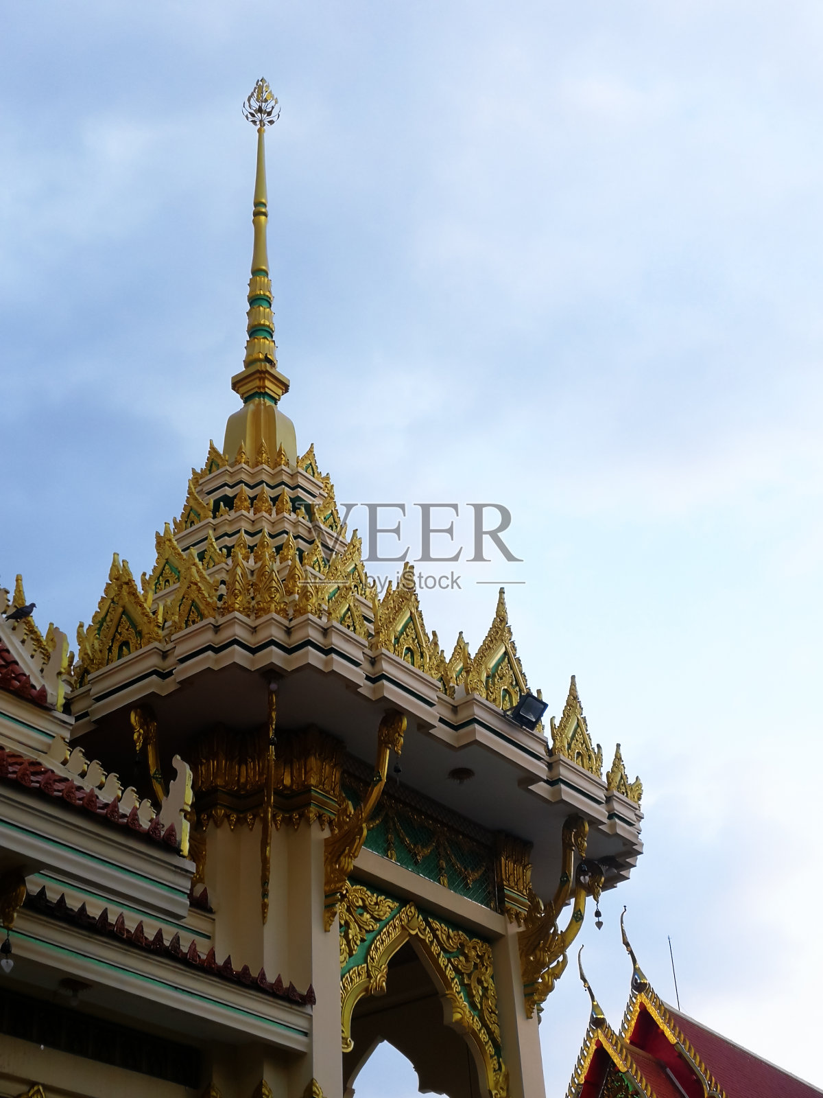 泰国萨纳姆努埃亚寺的精致细节照片摄影图片