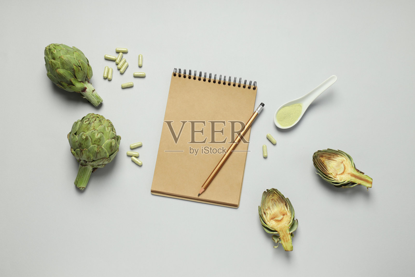 产品以保健、保健为理念——洋蓟医药照片摄影图片