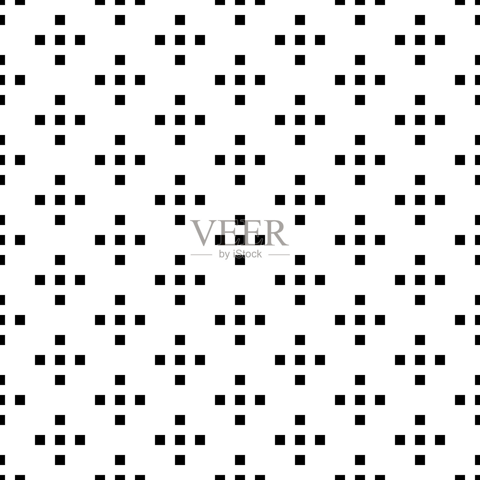 方块、格子装饰。无缝模式。民间壁纸。几何背景。部落的主题。几何华丽。种族背景。纺织品印花，抽象插图。人种的形象。矢量艺术。插画图片素材