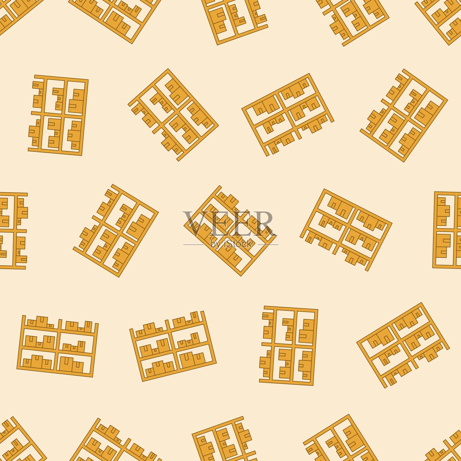 平线运输架无缝图案。适用于背景，壁纸，织物，纺织品，包装纸，印刷材料，和更多。可编辑的矢量。插画图片素材