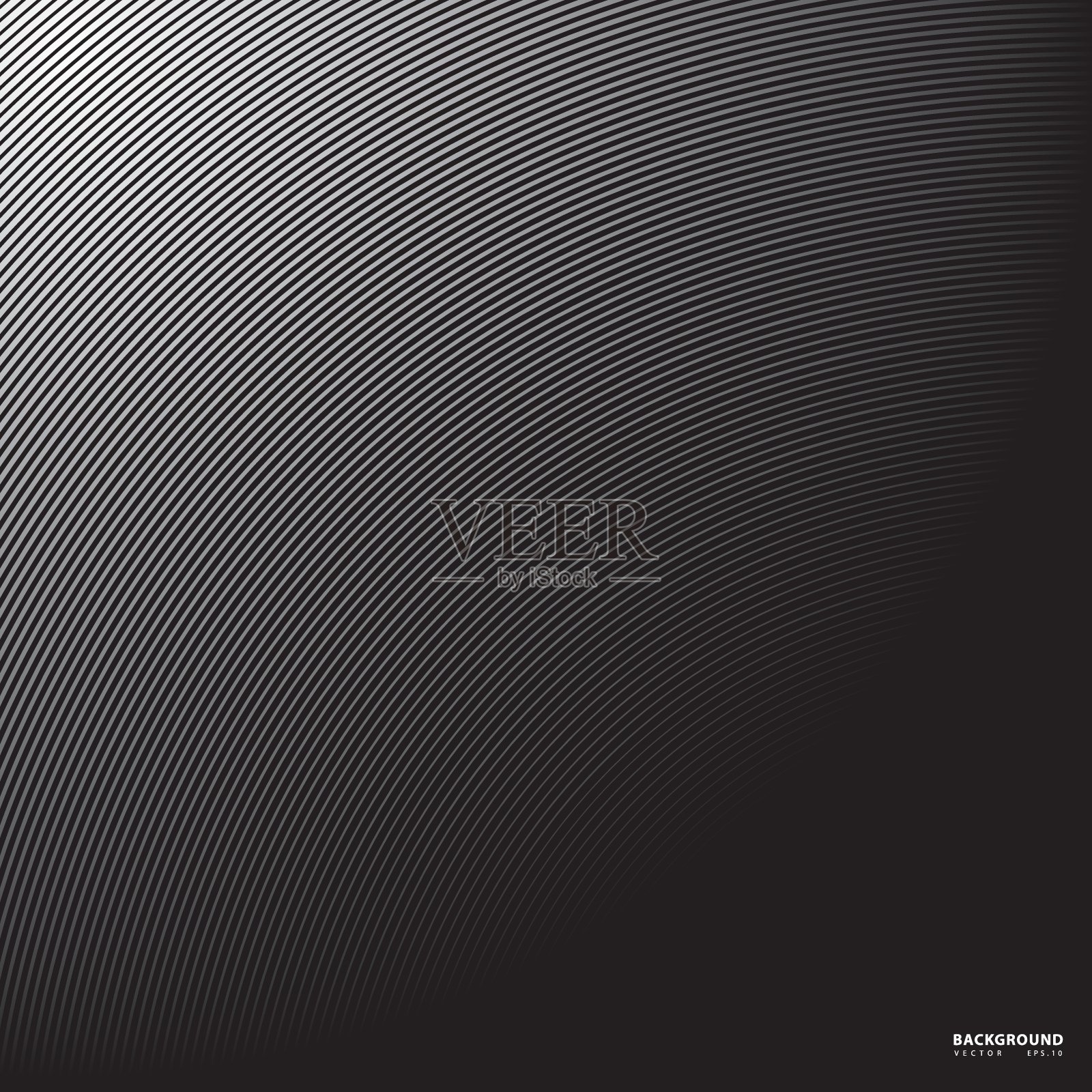 抽象背景，矢量模板为您的想法，单色线纹理，波浪线纹理插画图片素材