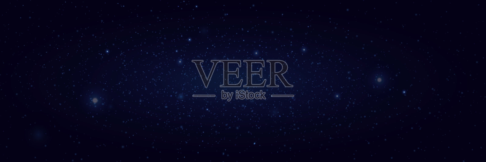 空间背景与现实的星尘和闪耀的耀斑。插画图片素材