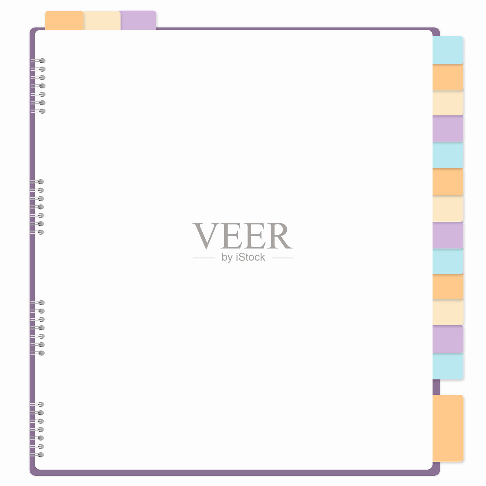 规划模型，有地方为您的公司细节。空白模型。插画图片素材